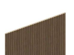 Panneau décoratif fraisé Caiman effet noyer L.280x l.60cm Ep. 1,5cm-Foge Best