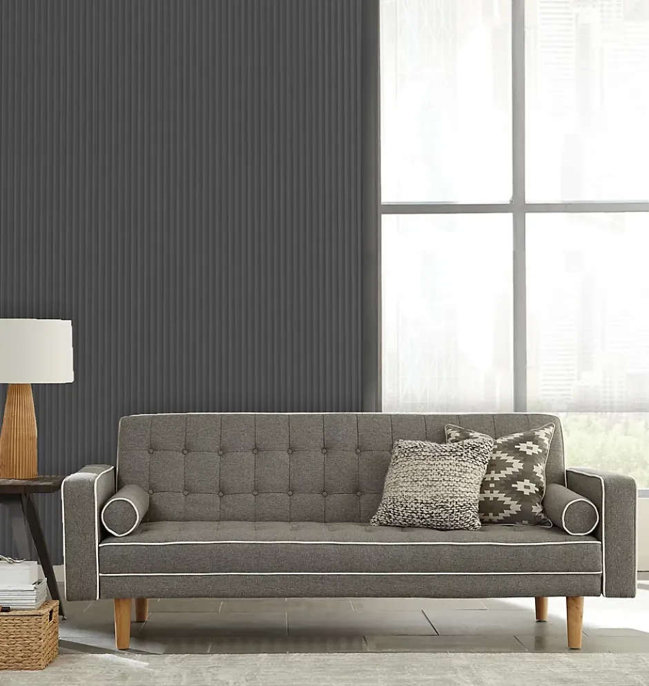 Foge Panneau décoratif fraisé Caiman gris L.280x l.60cm Ep. 1,5cm