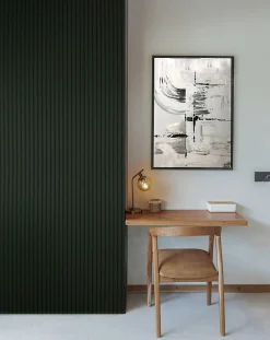 Foge Panneau décoratif fraisé Caiman vert foncé L.280x l.60cm Ep. 1,5cm