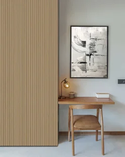 Foge Panneau décoratif fraisé Serval effet chêne L.280x l.60cm Ep. 1,5cm