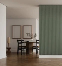 Foge Panneau décoratif fraisé Serval vert olive L.280x l.60cm Ep. 1,5cm