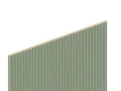 Foge Panneau décoratif fraisé Serval vert olive L.280x l.60cm Ep. 1,5cm