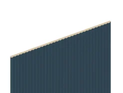 Foge Panneau décoratif fraisé Serval bleu L.280x l.60cm Ep. 1,5cm