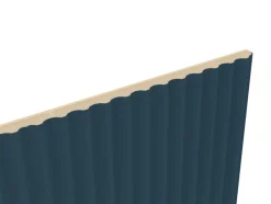 Foge Panneau décoratif fraisé Serval bleu L.280x l.60cm Ep. 1,5cm