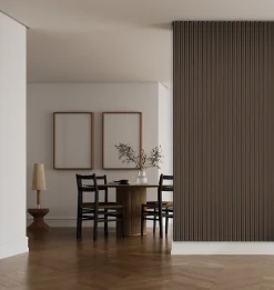 Panneau décoratif fraisé Serval effet noyer L.280x l.60cm Ep. 1,5cm-Foge Outlet