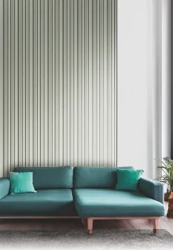 Panneau décoratif fraisé Wallaby vert olive L.280x l.60cm Ep. 1,5cm-Foge Online