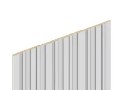 Foge Panneau décoratif fraisé Wallaby blanc L.280x l.60cm Ep. 1,5cm