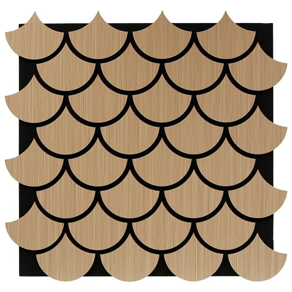 Atmosphera Créateur D'Intérieur Panneau décoratif mural Clint beige 64x66cm - Atmosphera