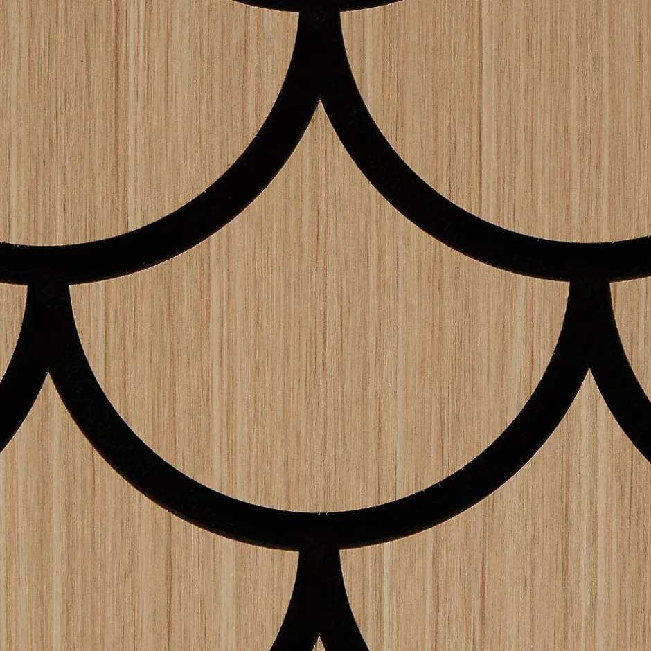 Atmosphera Créateur D'Intérieur Panneau décoratif mural Clint beige 64x66cm - Atmosphera