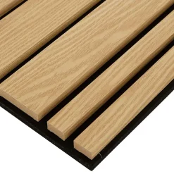 Panneau décoratif mural Colva beige fond noir 60x60cm - Atmosphera-Atmosphera Créateur D'Intérieur Clearance