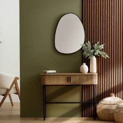 Panneau décoratif mural Colva bois foncé 240x60cm - Atmosphera-Atmosphera Créateur D'Intérieur Sale