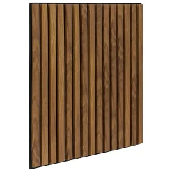 Panneau décoratif mural Colva bois foncé 60x60cm - Atmosphera-Atmosphera Créateur D'Intérieur Online