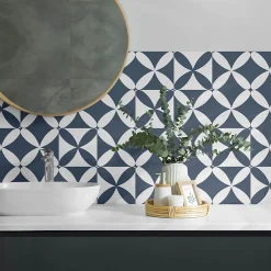 Panneau Décoratif Mural 120x60 cm Motif Végétal Avec Ornements 1 pièce-Wallfluent Online