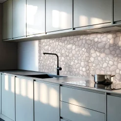 Wallfluent Panneau Décoratif Mural 50x50 cm Motif De Pierre Naturelle 4 pièces