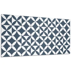 Panneau Décoratif Mural 100x50 cm Motif Végétal Avec Ornements 1 pièce-Wallfluent Outlet