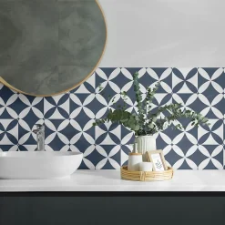 Panneau Décoratif Mural 100x50 cm Motif Végétal Avec Ornements 1 pièce-Wallfluent Outlet