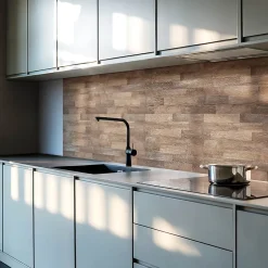 Wallfluent Panneau Décoratif Mural 120x60 cm Motif À Chevrons 1 pièce