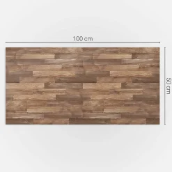 Panneau Décoratif Mural 100x50 cm Motif À Chevrons 1 pièce-Wallfluent Outlet