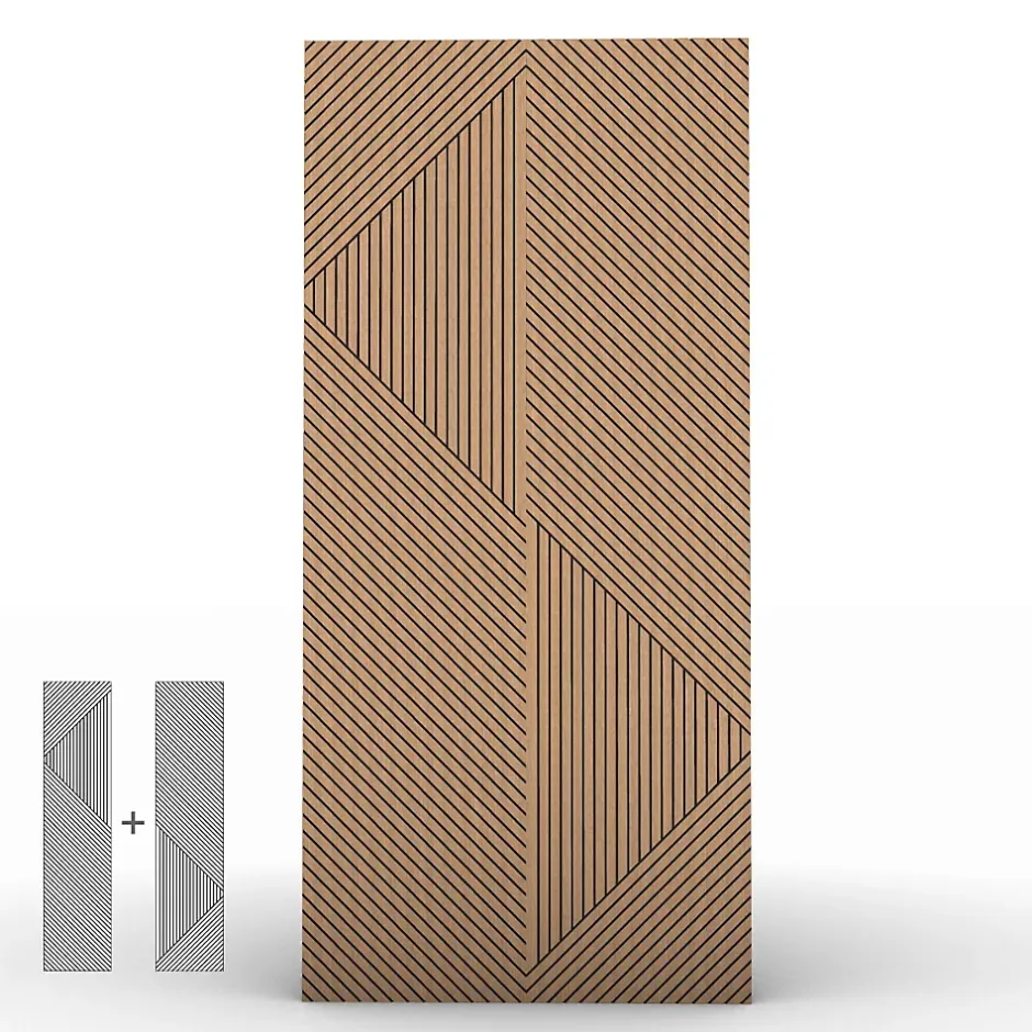 Panneau décoratif Odin en MDF(m) décor chêne Saragosse L. 260 x l. 60 cm, ép. 8 mm-Foge Hot