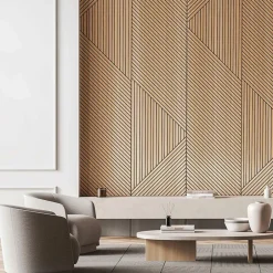 Panneau décoratif Odin en MDF(m) décor chêne Saragosse L. 260 x l. 60 cm, ép. 8 mm-Foge Hot