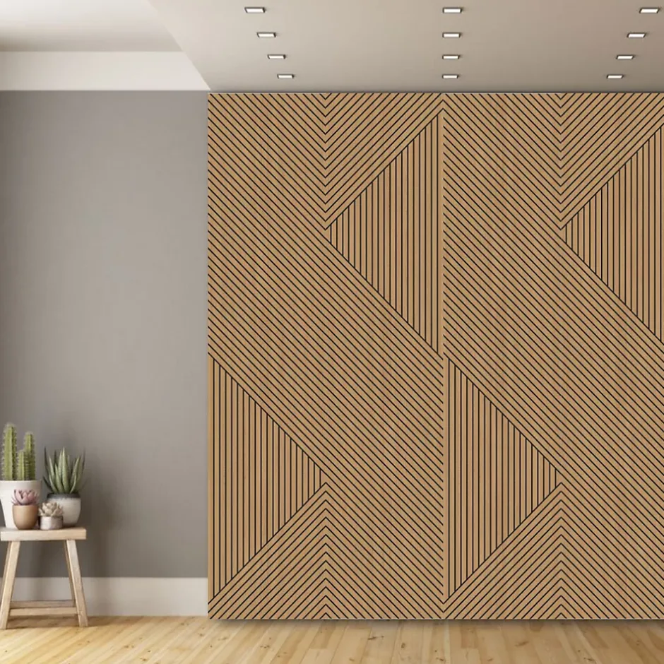 Panneau décoratif Odin en MDF(m) décor chêne Saragosse L. 260 x l. 60 cm, ép. 8 mm-Foge Hot