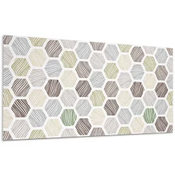 Panneau Décoratif 100x50 cm Géométrie Dans Les Carrés 1 pièce-Wallfluent Sale