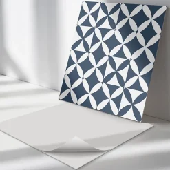 Panneau Décoratif 50x50 cm Motif Floral Géométrique 4 pièces-Wallfluent Best