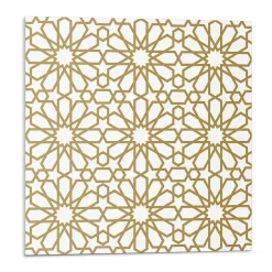 Panneau Décoratif 50x50 cm Motif Géométrique Avec Des Étoiles 4 pièces-Wallfluent Outlet