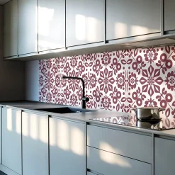 Panneau Décoratif 100x50 cm Motif Végétal Avec Ornements 1 pièce-Wallfluent Online