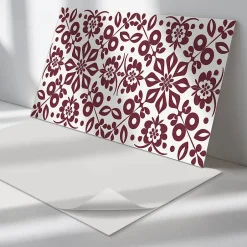 Panneau Décoratif 100x50 cm Motif Végétal Avec Ornements 1 pièce-Wallfluent Online