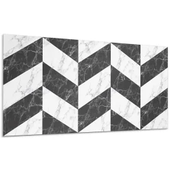 Wallfluent Panneau Décoratif 100x50 cm Motif Composé De Cercles Disposés En Grille 1 pièce