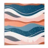 Wallfluent Panneau Décoratif 50x50 cm Vagues Aux Motifs Abstraits 4 pièces