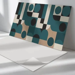 Wallfluent Panneau Décoratif 120x60 cm Géométrie De L'étoile Et Du Rectangle 1 pièce