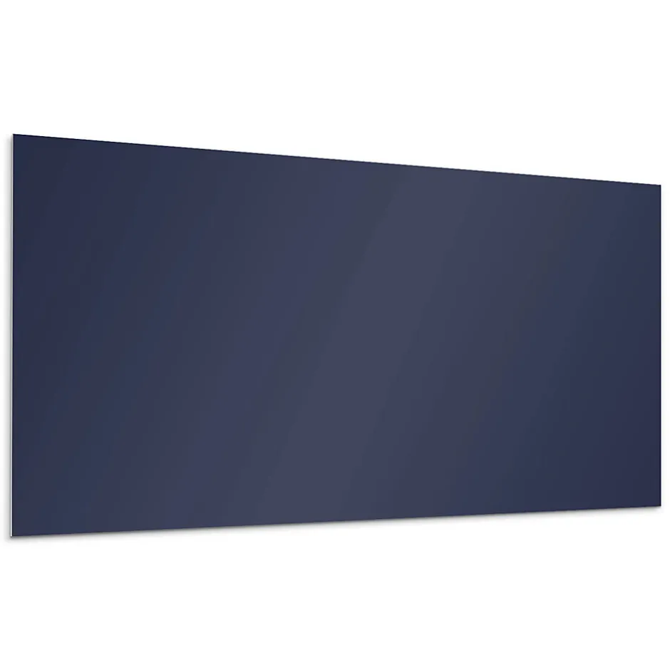 Wallfluent Panneau Décoratif 100x50 cm Couleur Bleue 1 pièce