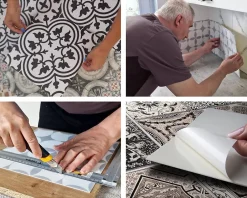 Panneau Décoratif 100x50 cm Géométrie De L'étoile Et Du Rectangle 1 pièce-Wallfluent Sale