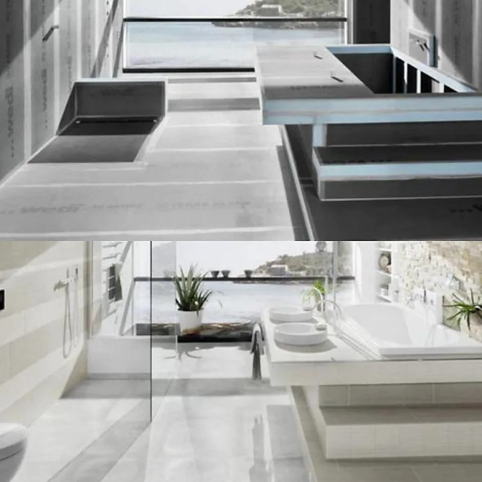 Panneau de construction 250 x 60 x 1 cm-Wedi Clearance