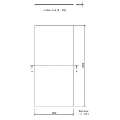 Wedi Panneau de construction 125 x 60 x 5 cm