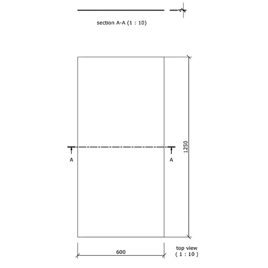 Wedi Panneau de construction 125 x 60 x 5 cm