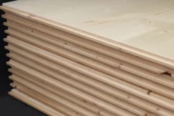 Panneau massif 3 plis épicéa 125 x 62,5 cm, ép.19mm