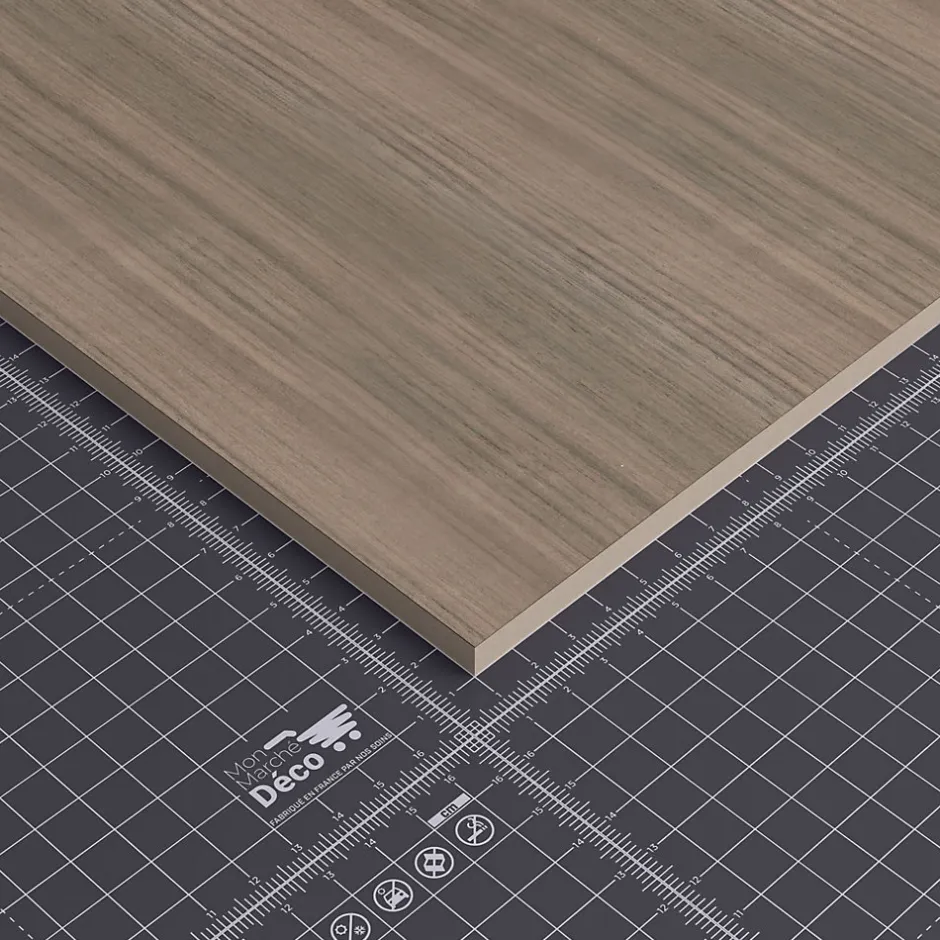 Panneau MDF Plaqué - Noyer d'Amérique - 60 x 60 cm-Mon Marché Déco Best