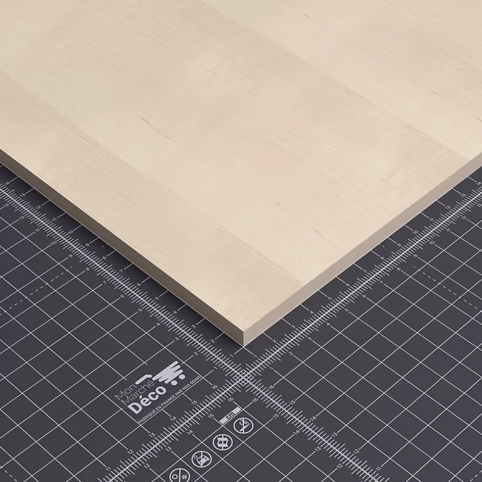 Panneau MDF Plaqué - Érable - 60 x 60 cm-Mon Marché Déco Sale