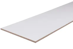 Panneau mélaminé sans bord Blanc - 250 x 125 cm, ép.22 mm (vendu au panneau)- Clearance