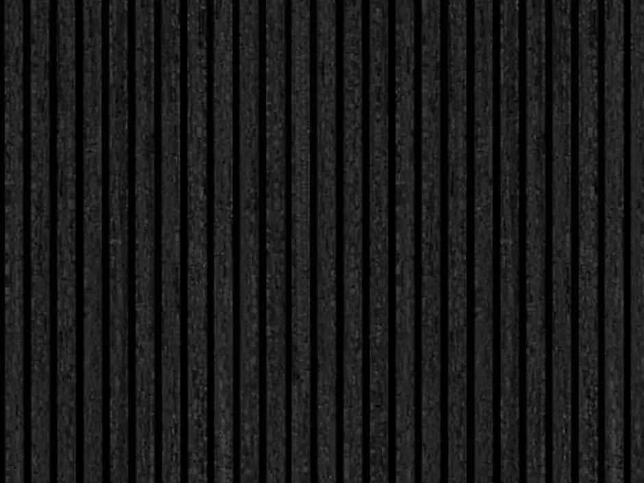 Vente-unique Panneau mural acoustique - Finition bois gris anthracite - Pack de 3,12 m² - Lot de 2 pièces - PENCIA