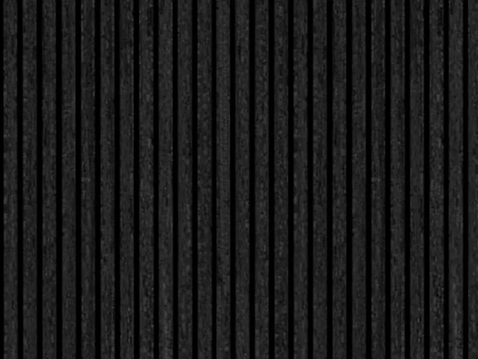 Vente-unique Panneau mural acoustique - Finition bois gris anthracite - Pack de 3,12 m² - Lot de 2 pièces - PENCIA