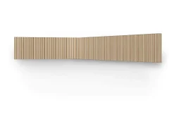 Panneau mural 3D - Pack de 3,71 m² - Coloris bois naturel clair - Lot de 8 pièces - TATIANA-Vente-unique Clearance