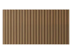 Panneau mural 3D - Pack de 3,71 m² - Coloris bois naturel - Lot de 8 pièces - TATIANA-Vente-unique Discount