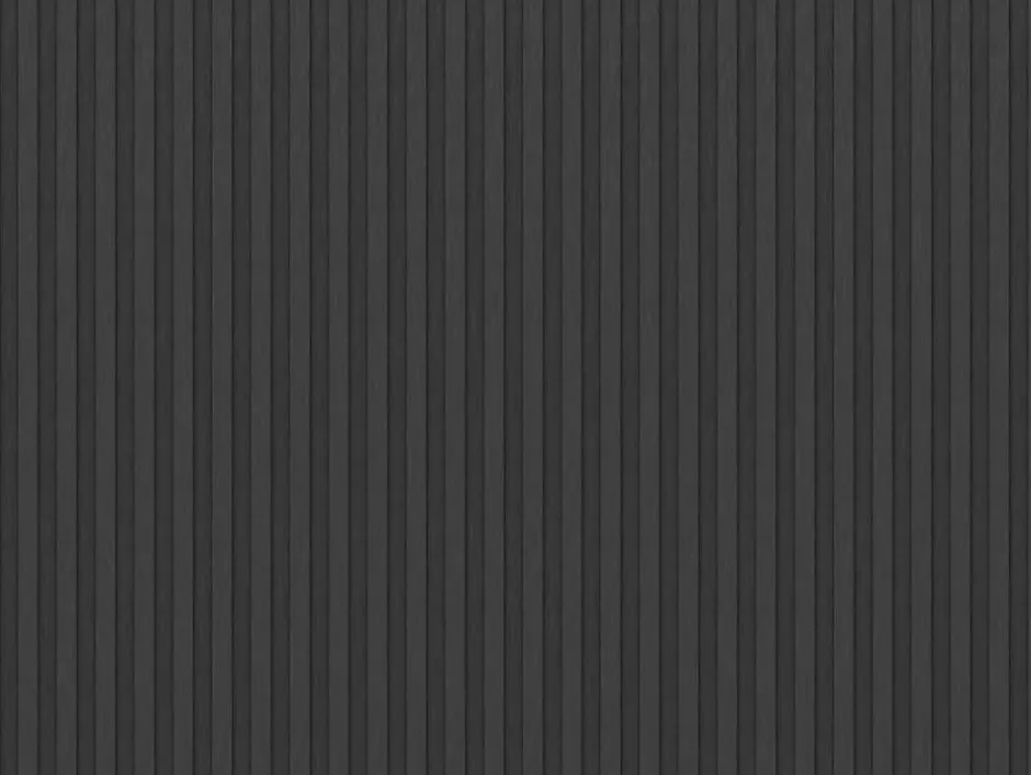 Vente-unique Panneau mural 3D - Pack de 2.83 m² - Coloris noir effet bois - Lot de 8 pièces - FLINT