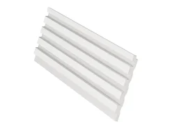 Panneau mural 3D - Pack de 3,71 m² - Blanc - Lot de 8 pièces - TATIANA-Vente-unique Best