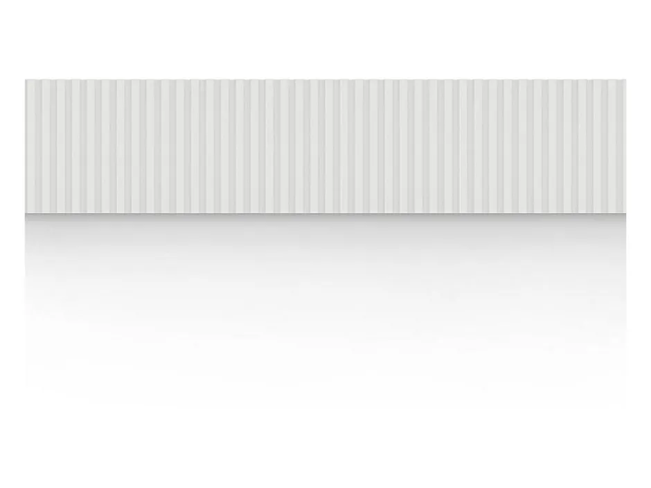 Panneau mural 3D - Pack de 3,71 m² - Blanc - Lot de 8 pièces - TATIANA-Vente-unique Best