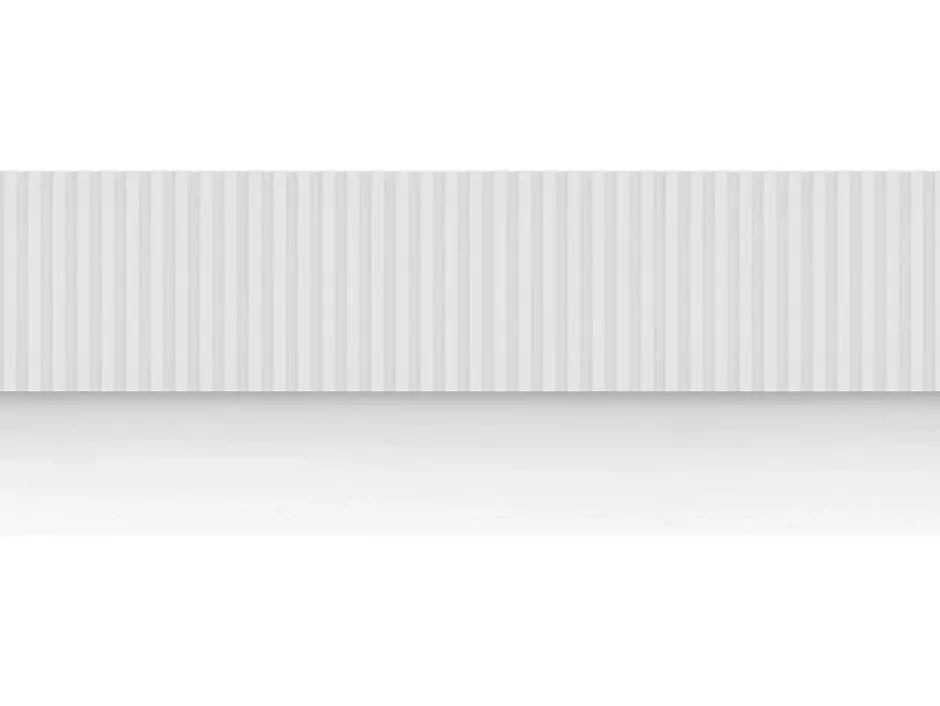 Panneau mural 3D - Pack de 3,71 m² - Blanc - Lot de 8 pièces - TATIANA-Vente-unique Best